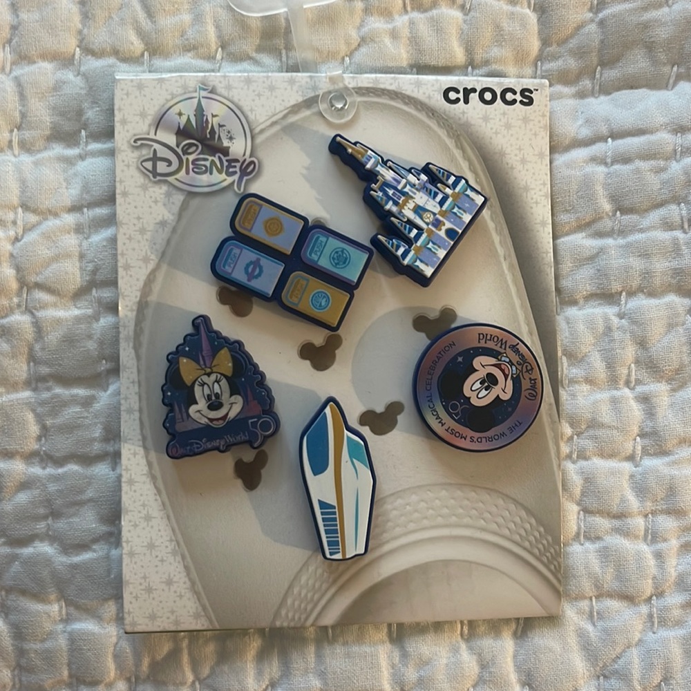 Disney 50th anniversary crocs jibbitz